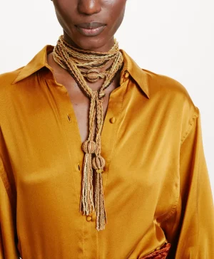 Momoni BIJOUX WAKAME CON PERLINE O PERLE-ORO MULTICOLORE OroMulticolore Cheap