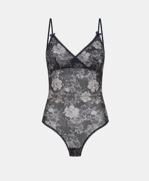 Momoni BODY TORE IN NYLON STAMPATO-BLU/BLU NOTTE Blu/BluNotte Outlet