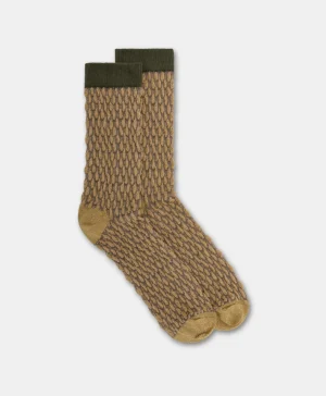 Momoni CALZINI BENRI IN CALZINO JACQUARD-VERDE MULTICOLORE VerdeMulticolore Sale