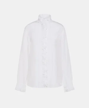 Momoni CAMICIA KENDO IN RAYON LEGGERO UNITO- Bianco Cheap