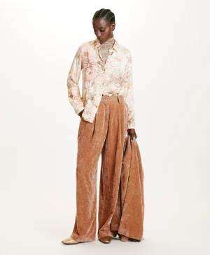 Momoni CAMICIA MEUDON IN VISCOSA JACQUARD STAMPATA-MULTICOLORE ROSA MulticoloreRosa Shop