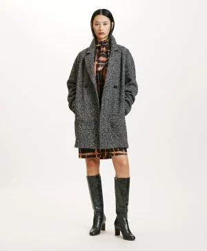 Momoni CAPPOTTO SHIBA IN CHEVRON BICOLORE-NERO MULTICOLORE NeroMulticolore Cheap