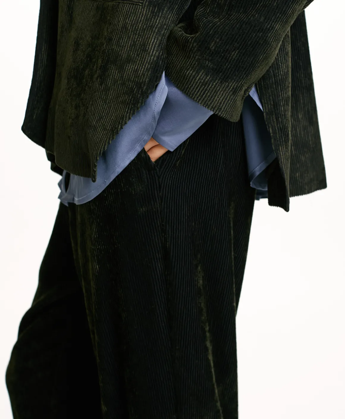 Momoni GIACCA HINATA IN VELLUTO STRETCH BICOLOR-GRIGIO CARBONE GrigioCarbone Flash Sale