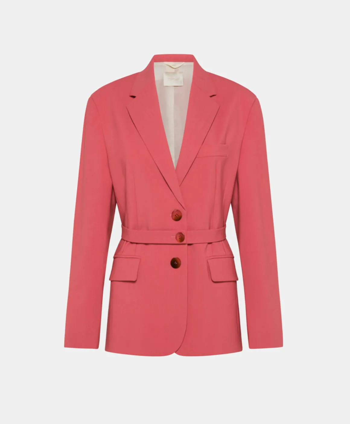 Momoni GIACCA REN IN FRESCO DI LANA BISTRETCH- Corallo Sale