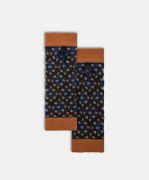 Momoni GUANTI AIKA IN CALZINO JACQUARD-BLU MULTICOLORE BlueMulticolor Sale