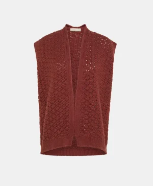 Momoni MAGLIA KANTO PUNTO PIZZO- Mattone Clearance