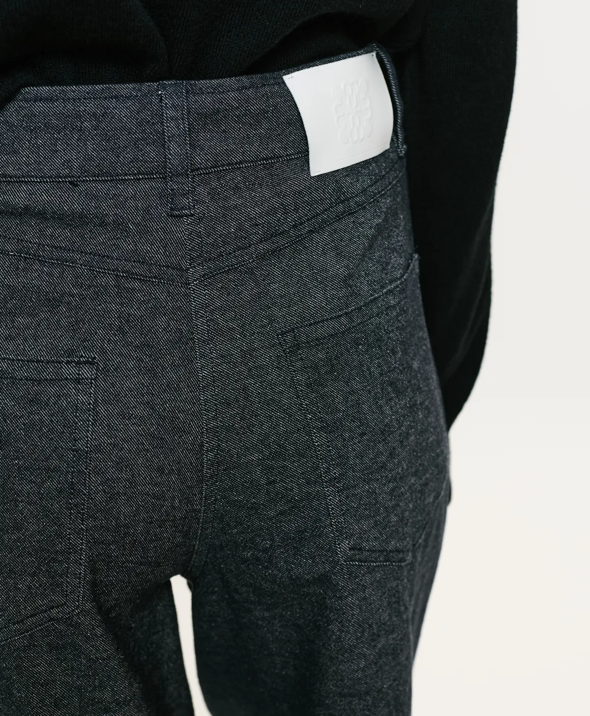 Momoni PANTALONI GUSTAVE IN DENIM COTONE LANA STRETCH-BLU JEANS BluJeans Clearance