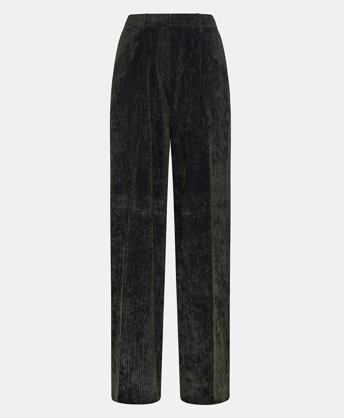 Momoni PANTALONI KYOTO IN VELLUTO STRETCH BICOLOR-GRIGIO CARBONE GrigioCarbone Cheap