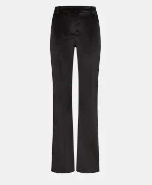 Momoni PANTALONI SATSUKI IN VELLUTO A COSTE STRETCH- Nero Flash Sale