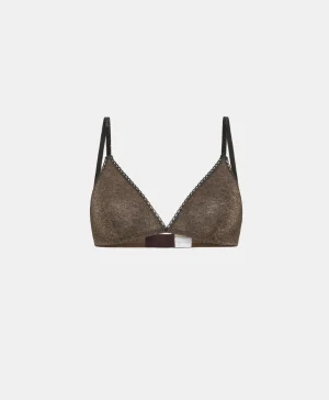 Momoni REGGISENO AMETHIST IN JERSEY LUREX- Rame Clearance
