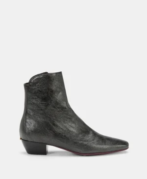 Momoni SCARPE HASU IN ECOPELLE LAMINATA- Nero Discount