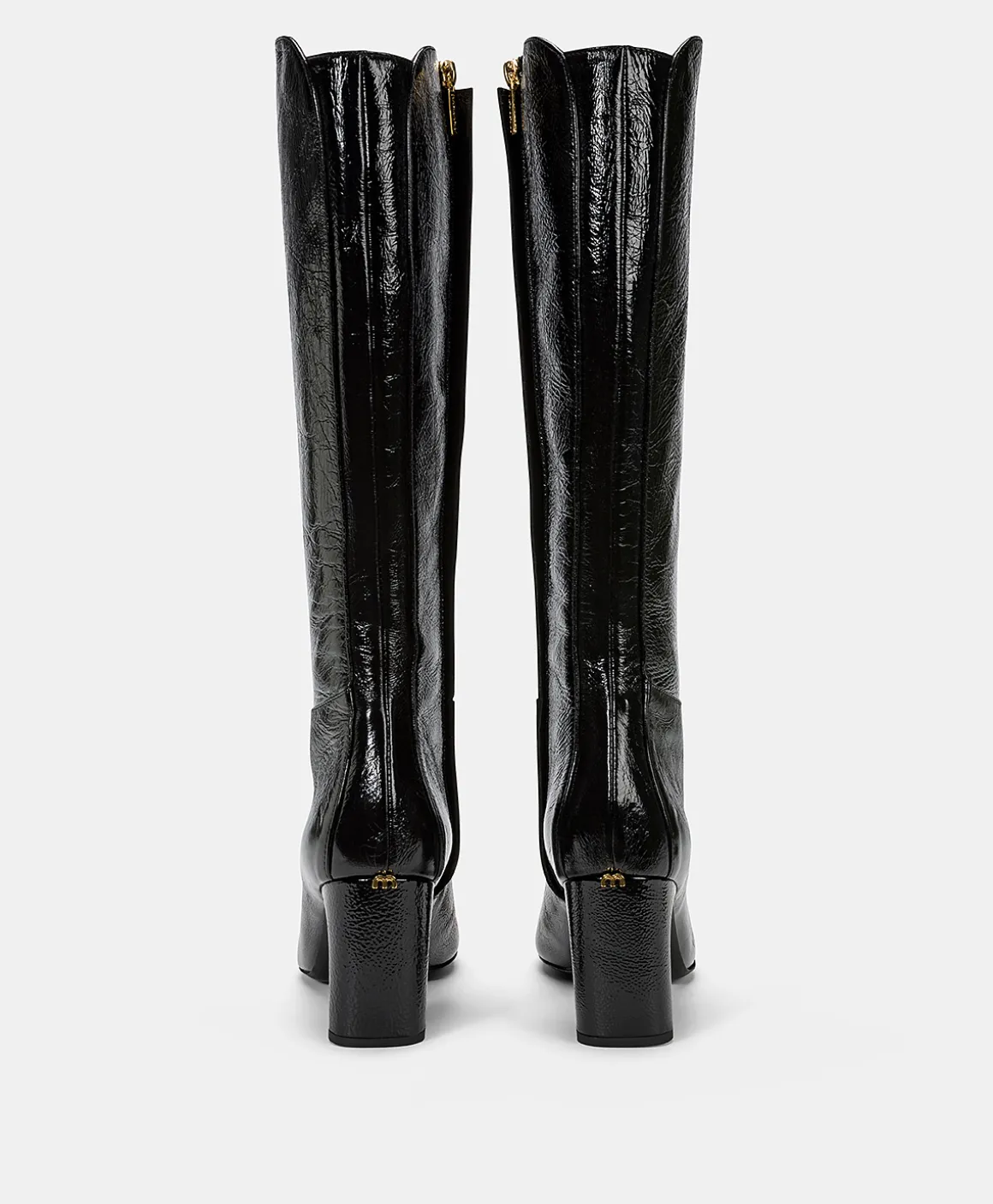 Momoni SCARPE REIKO IN PELLE NAPLAK- Nero Clearance