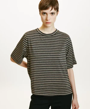 Momoni TSHIRT IORA IN JERSEY LUREX -MULTICOLORE RAME MulticoloreRame Sale