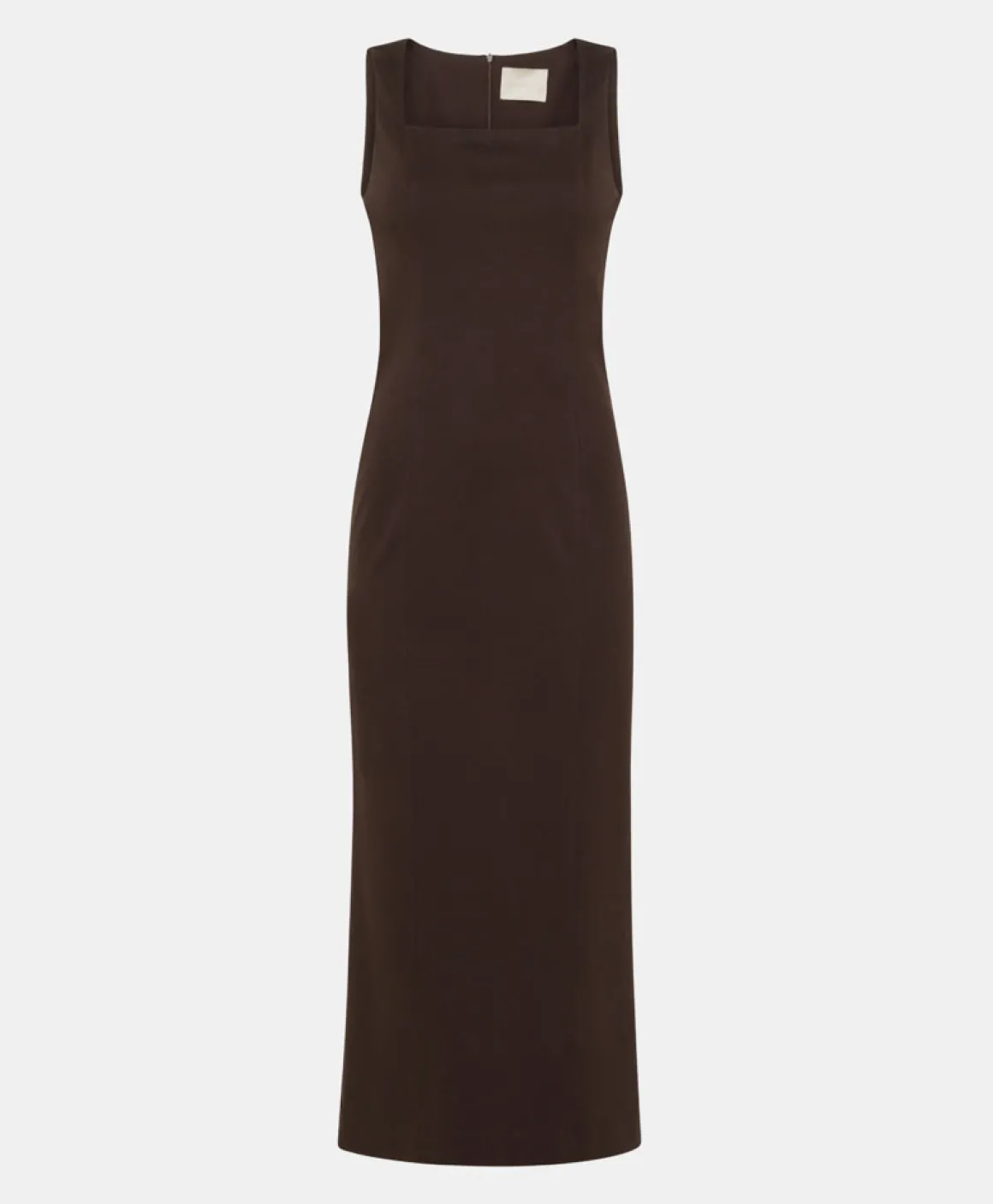 Momoni VESTITO MINAMI IN PUNTO MILANO-MARRONE SCURO MarroneScuro Fashion